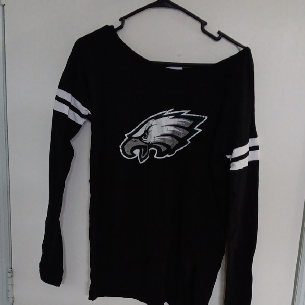 Women's Black Sweater with Eagle Logo